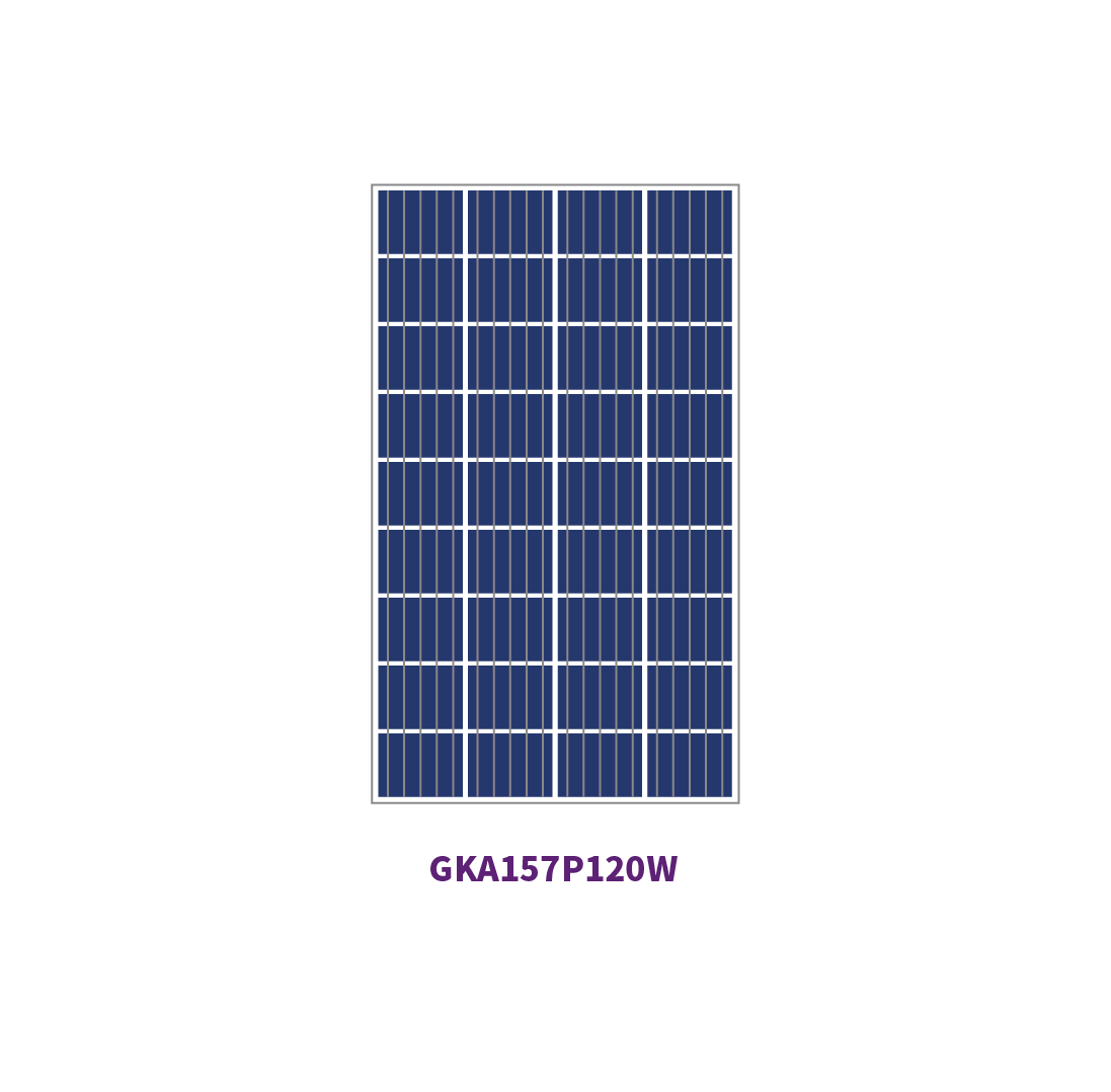 Pannello solare POLY 36 celle da 157 mm da 100 W 