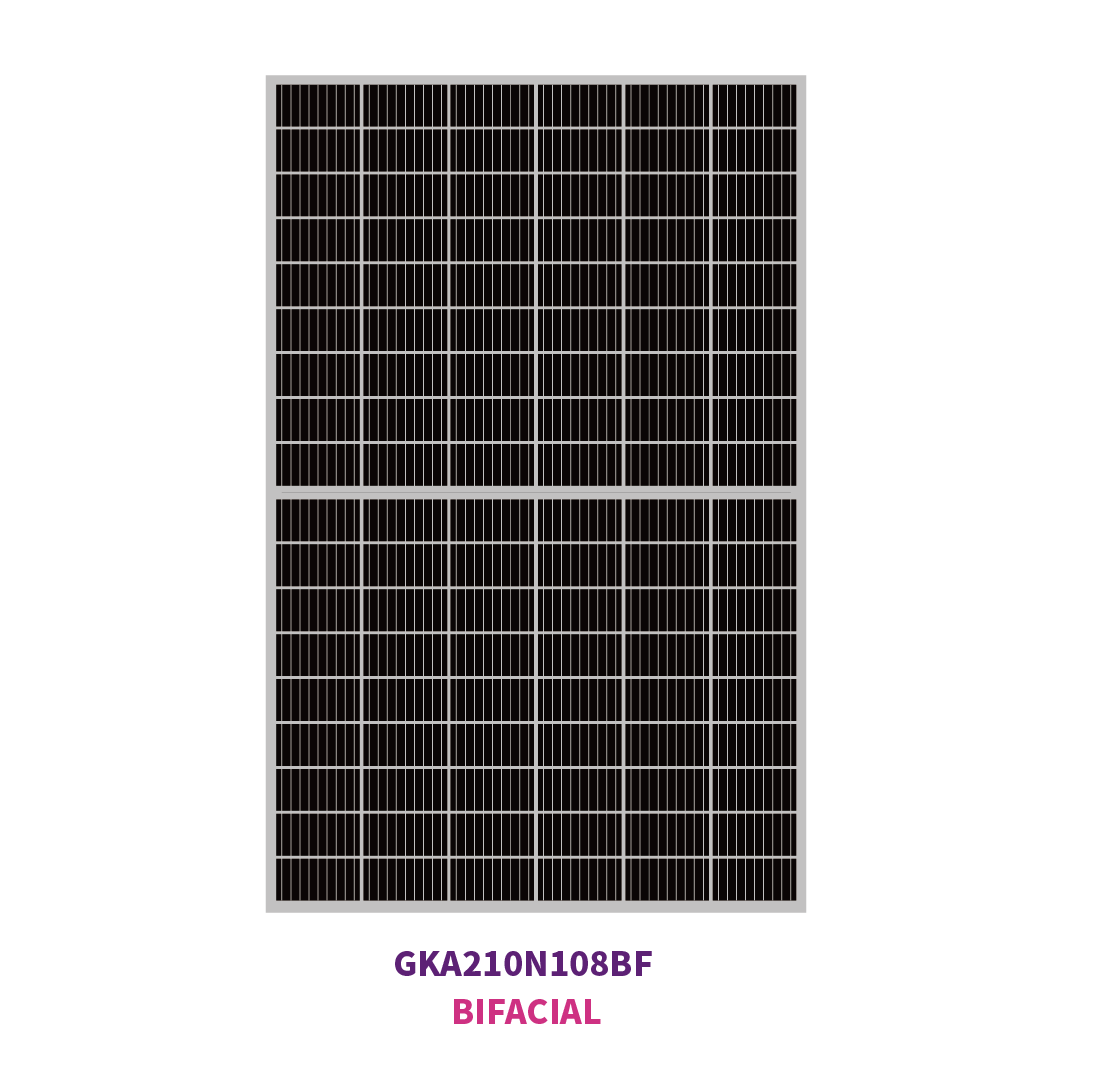 Mezze celle solari mono 108 N-TYPE da 210 mm da 580 W