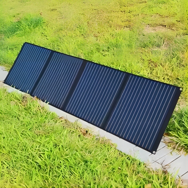 Borsa per moduli solari fotovoltaici portatili da 100 W a 2 cartelle per viaggi in campeggio