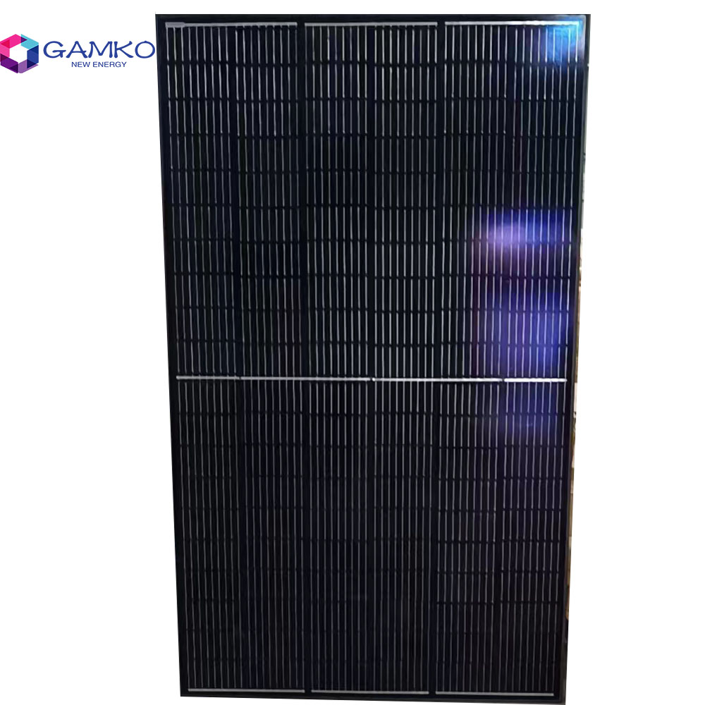 Bifacciale ad alta efficienza 460w 182mm 120 celle alimentano i pannelli solari solare prezzo del pannello solare sistema solare per uso domestico