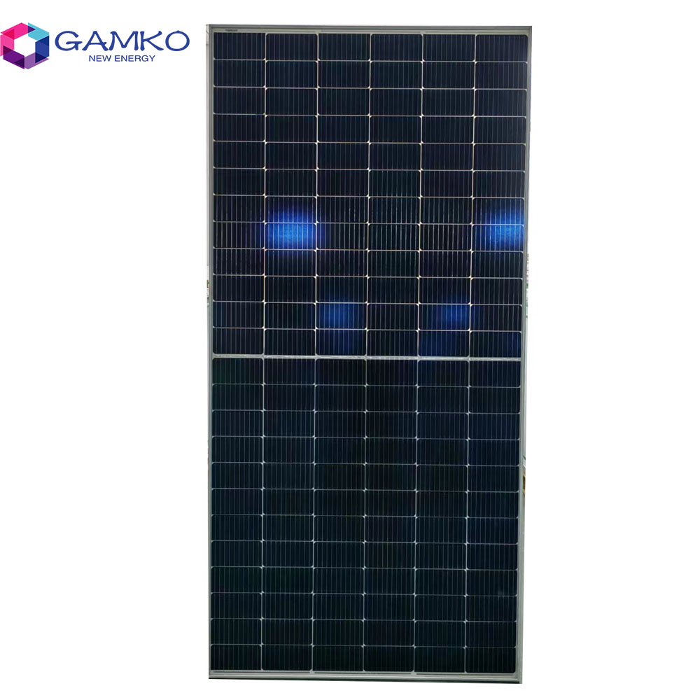 Pannello solare monocristallino da 530 W Pannello fotovoltaico bifacciale Modulo solare ad alta efficienza